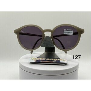 Vintage Y2K Designer Sunglasses | Round Grey Zyl | Sergio Tacchini | OEM SunLens